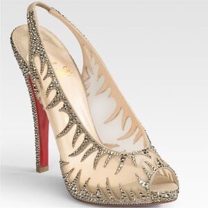 RARE Christian Louboutin Maralena
Strass heels RETAIL 1,638